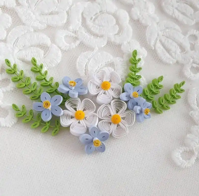 衍纸花合集.#衍纸#手工#衍纸作品 #衍纸花 - 抖音