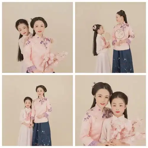 幸福的一家人～～～古装留影 摄于2020年