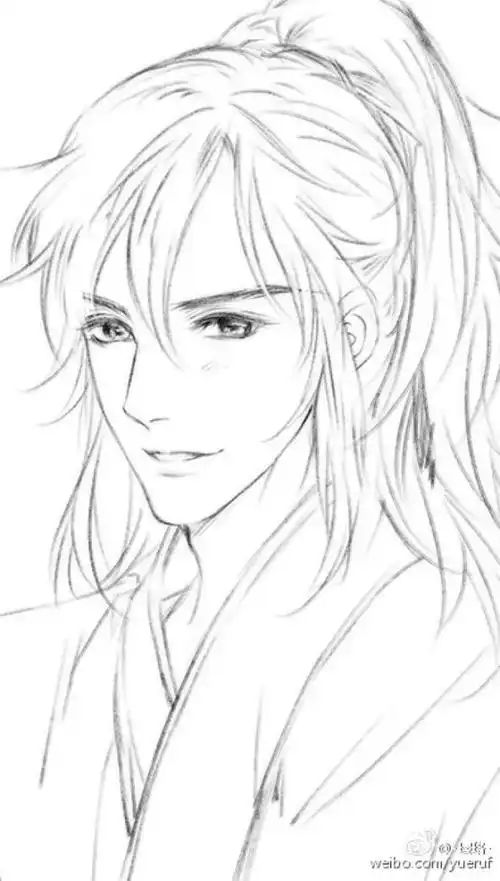 古风控必收 | 古风线稿,可以直接拿去上色哦