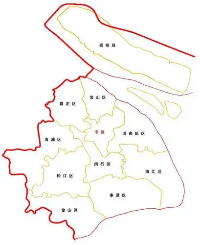 上海区划地图全图查询