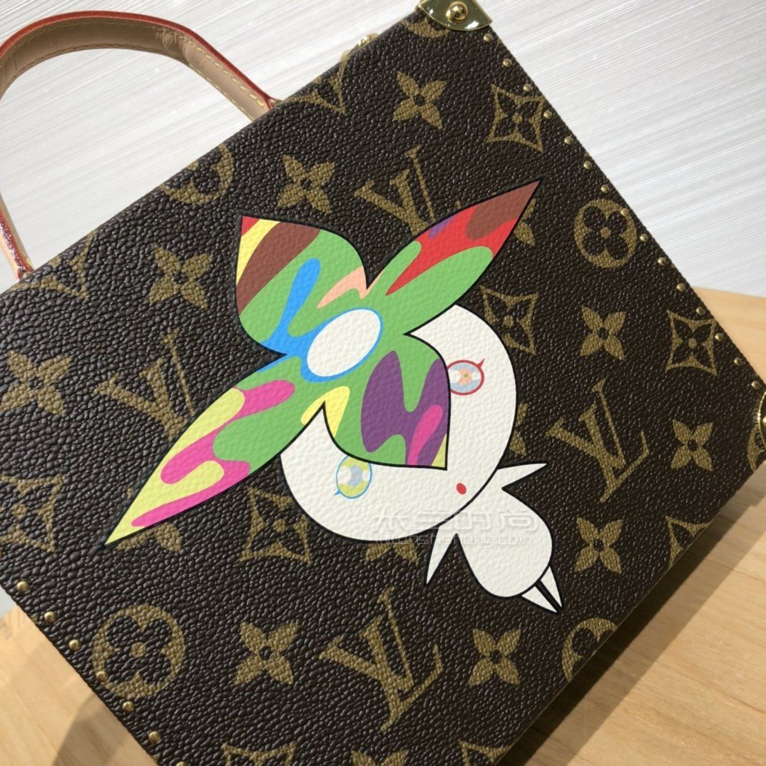 【lv村上隆彩绘系列】 路易威登限量花人熊猫珠宝箱图片_真假_价格