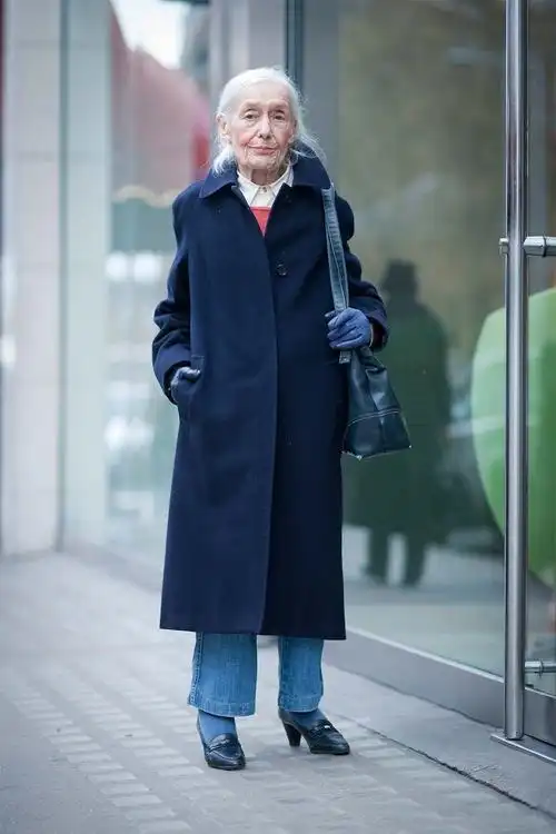 那些伦敦街头的时尚老年人街拍造型