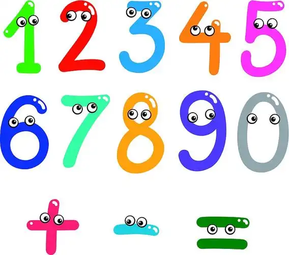 用蜡笔画的数字图片素材_id:vcg211237238829-vcg.com