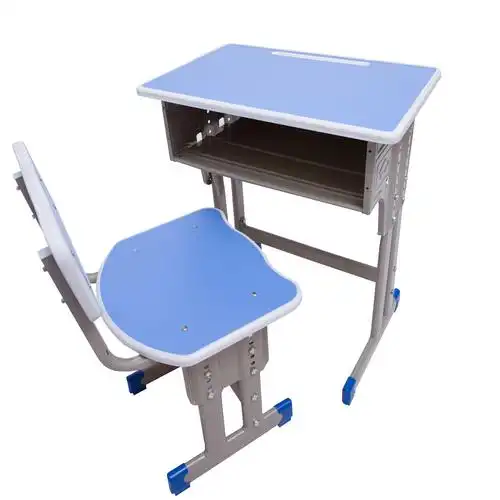 厂家直销辅导班中小学生课桌椅学校教室培训书桌单双人儿童学习桌