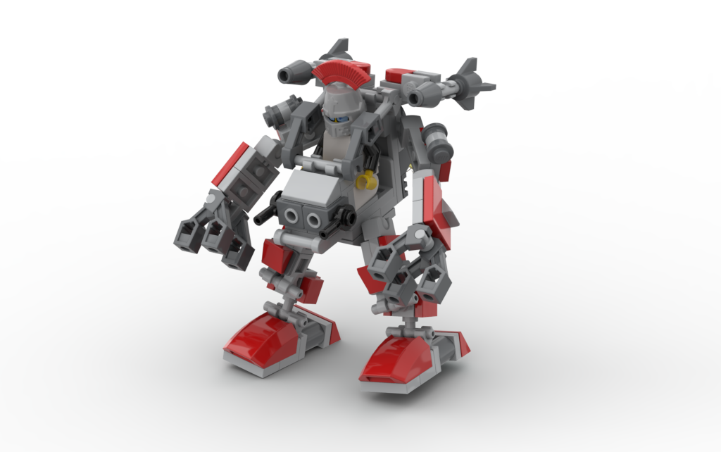 简单易学乐高载人机甲第3弹教程片尾附零件表