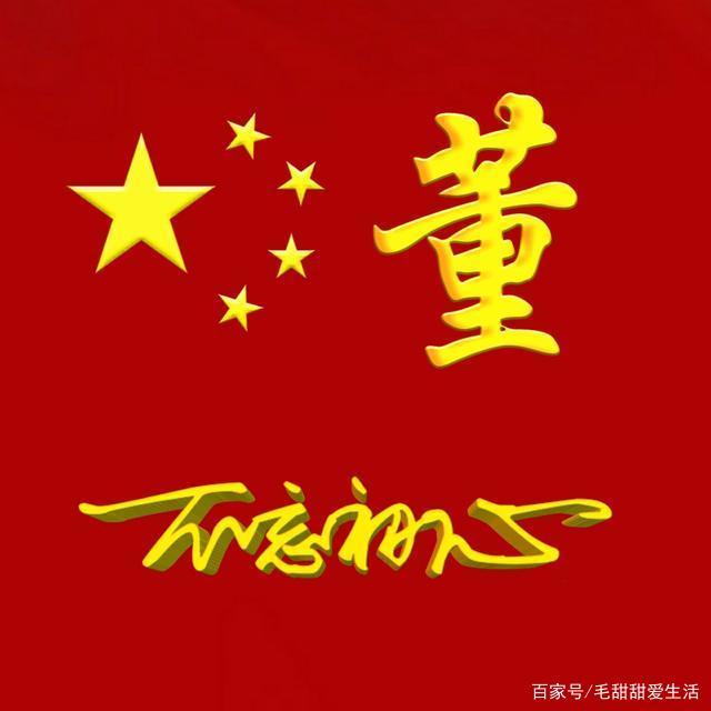 微信头像,爱国姓氏头像 不忘初心版,百家姓新款头像!