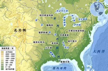 的上密西西比河为河源,全长3767km;若以密苏里河的源头雷德罗克湖计算