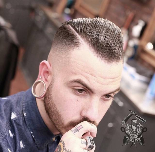 发型高大上又经典不过时的那款是复古油头绝对称得上在男士发中型78