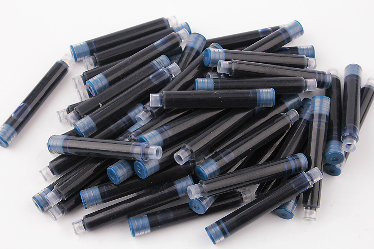 4口径通用墨囊蓝黑蓝红4色墨水胆