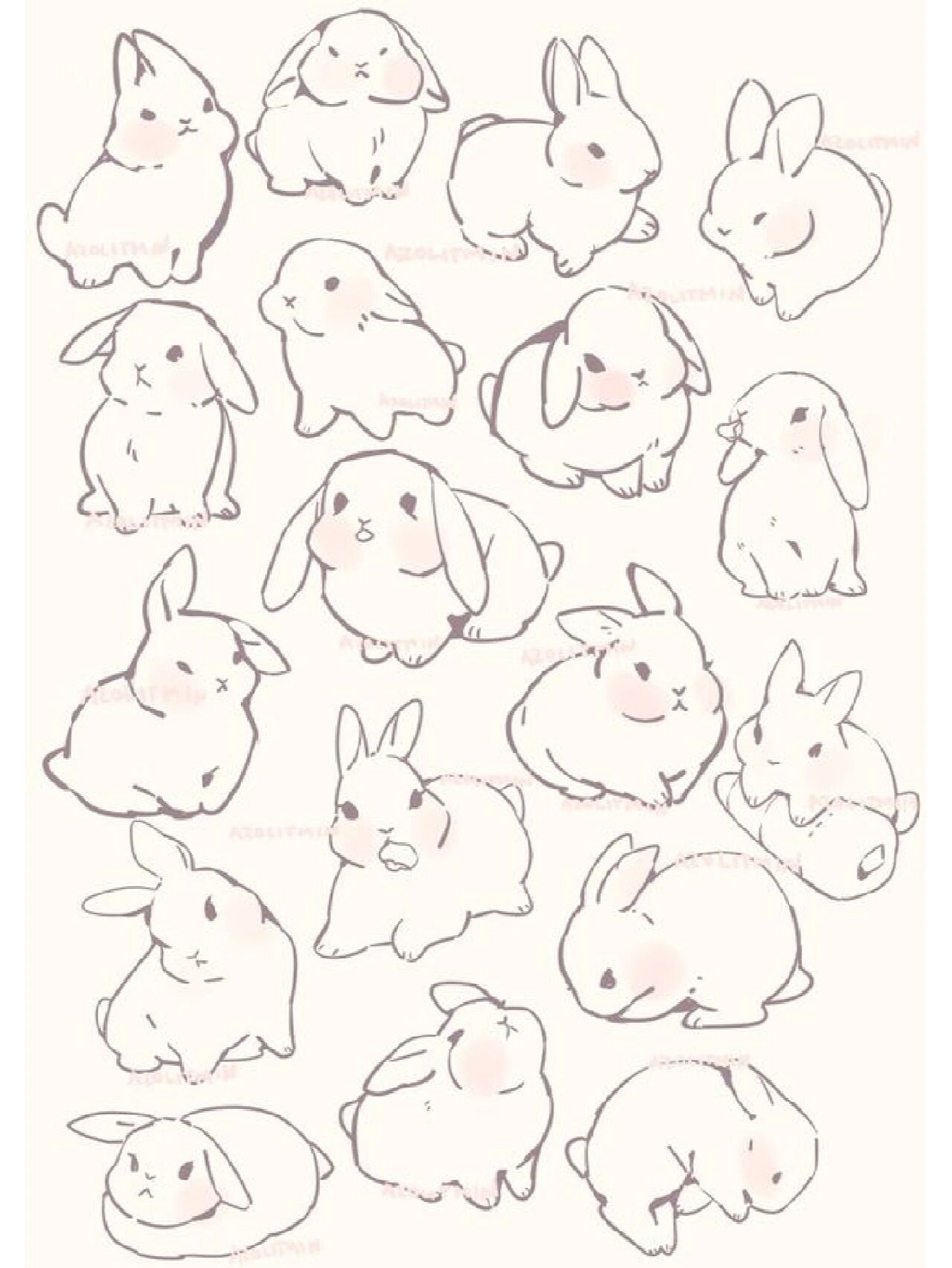 兔子怎么画 分享艺术家教程