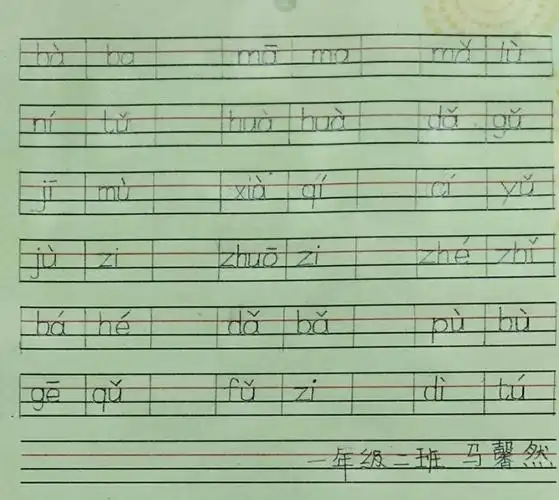 古人云:字如其人.学好拼音正