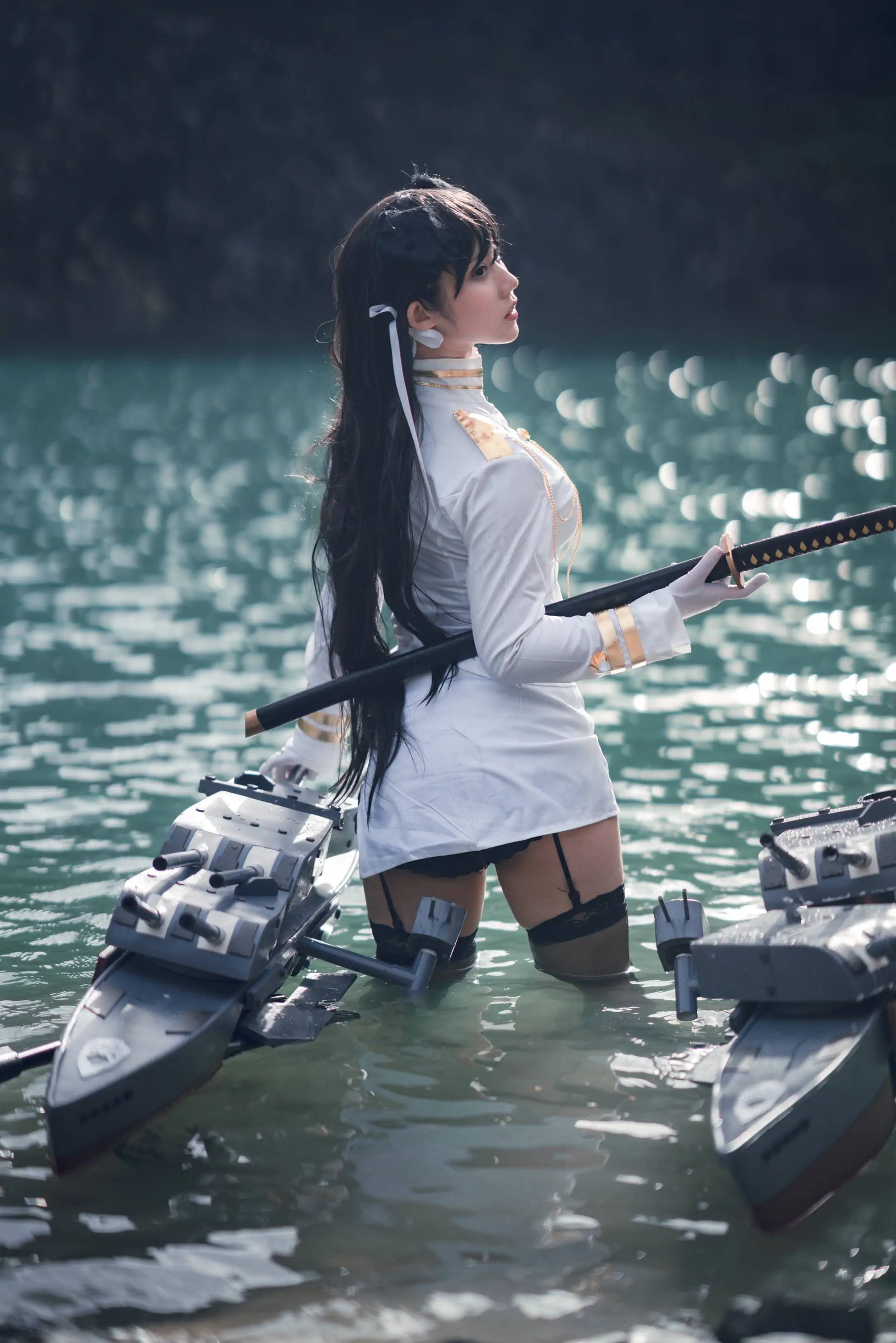 cos美图:碧蓝航线爱宕_公众_图片_微信