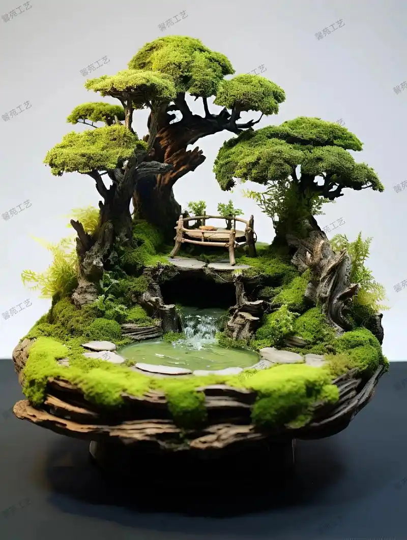 微景观盆景效果图.#微景观 #景观摆件 #植物造景微景观 # - 抖音