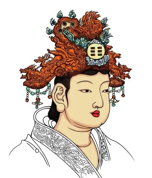 西王母手绘过程