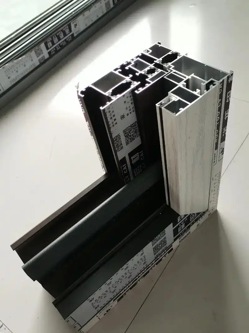 创作灵感 108断桥和110断桥铝合金平开窗样角展示.#窗 - 抖音