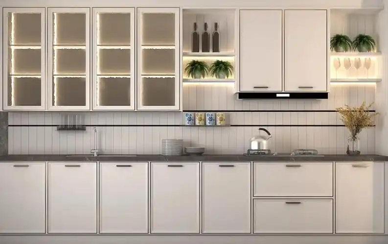 欧派橱柜2020年新品简欧风厨房装修效果图