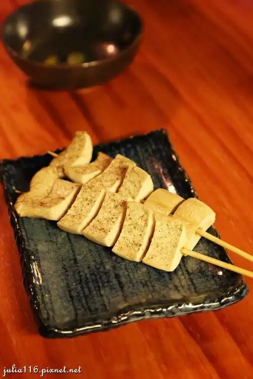 盐烤杏鲍菇$80/2串